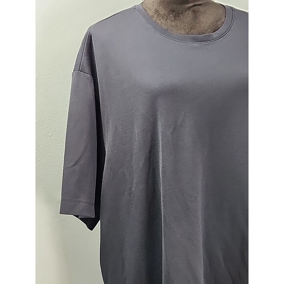 Perry Ellis Men Navy Tee Shirt Short Sleeve Size 3X Everyday Basics, Casual Top - Picture 3 of 10